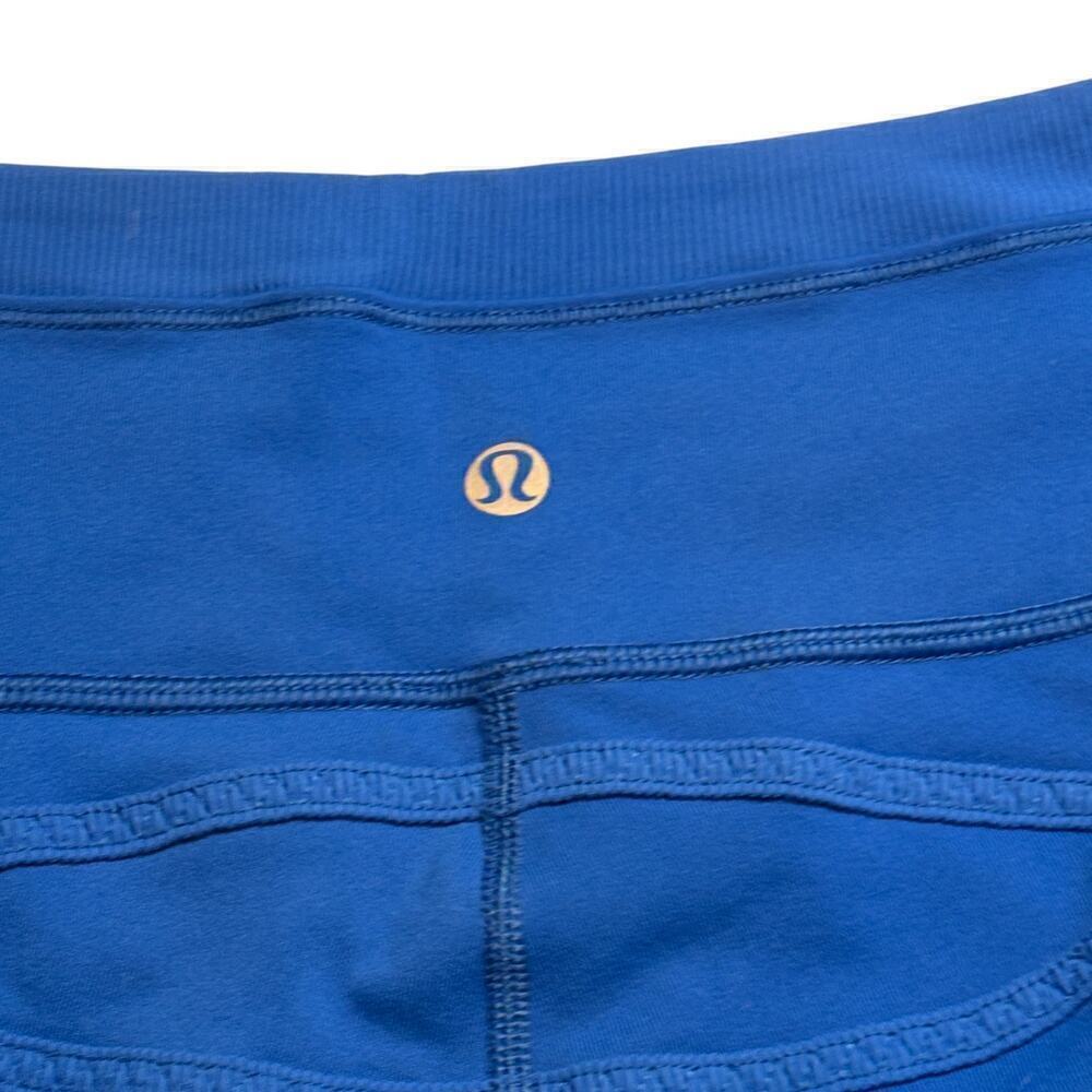 Lululemon Roll Out Crop Legging Baroque Blue Size 6 - Picture 5 of 13